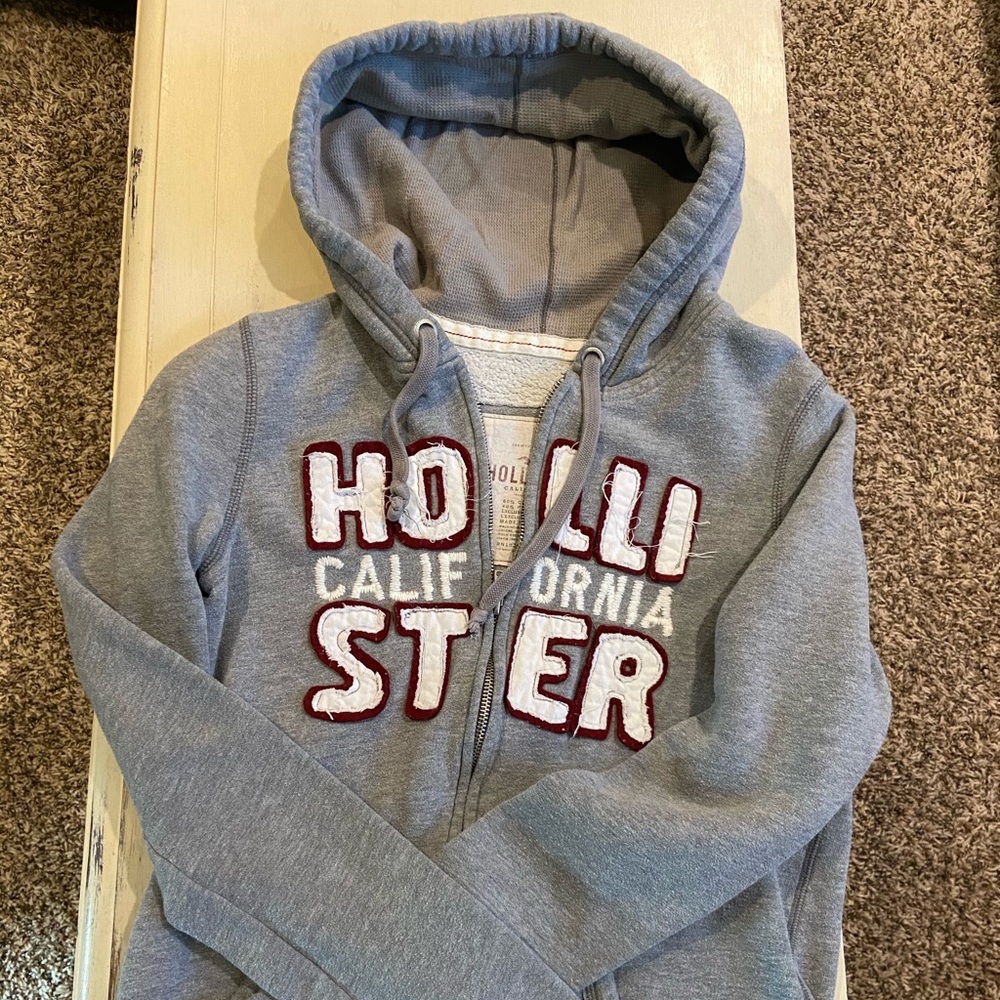 Gray Hollister Hoodie